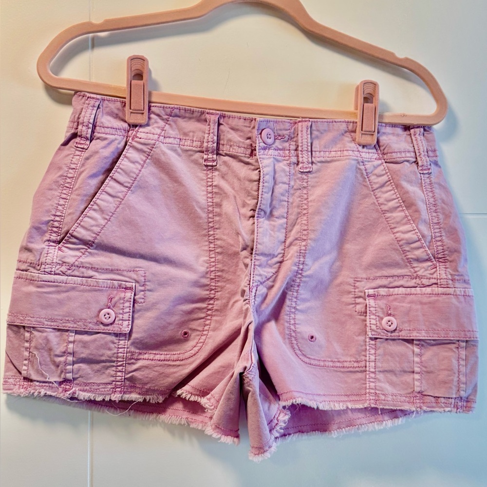 American Eagle Lilac Cargo Shorts